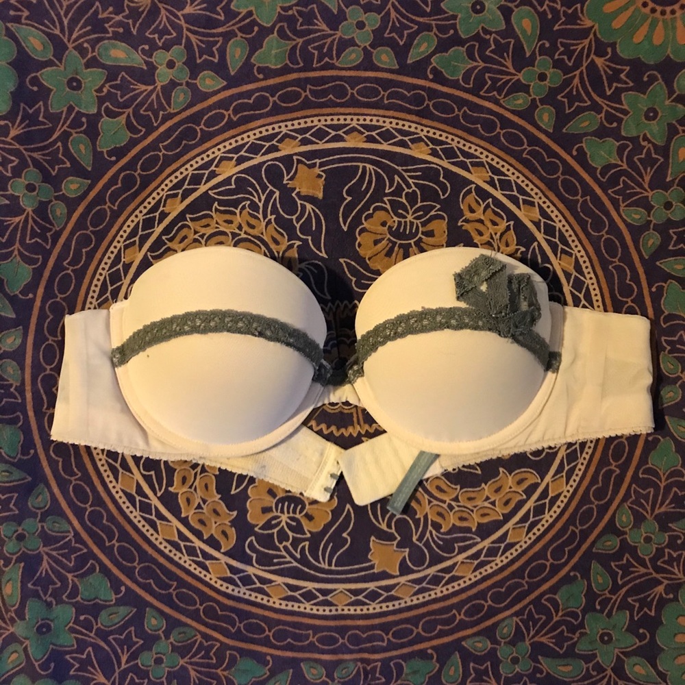 Aerie Strapless Nude Push-Up Bra